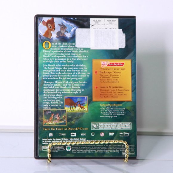 Bambi II Walt Disney Animation DVD Movie - Picture 2 of 4